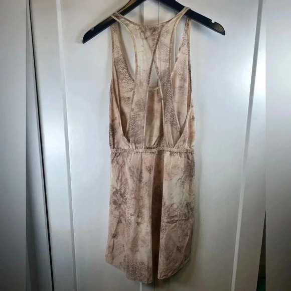 Wilfred - python pattern sheer Dress - back cutout -  XSmall - Picture 2 of 3